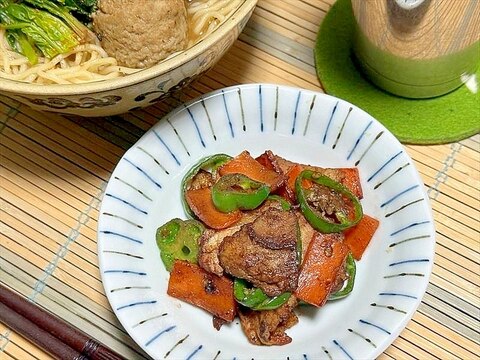 煮豚とキャロッピ、甜面醤で中華な卓のモウイッピン